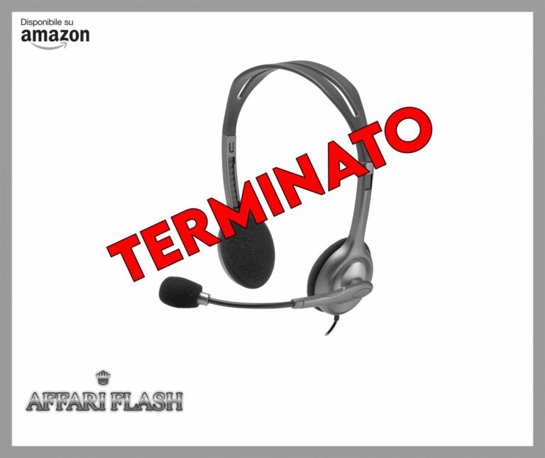 Logitech H111 Cuffie Cablate per Computer, Stereo con Microfono, Cancellazione Rumore,