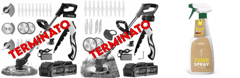 Decespugliatore elettrico senza fili 21 V 2,0 Ah, taglio bordo con 2 batterie e 3 tipi di lame