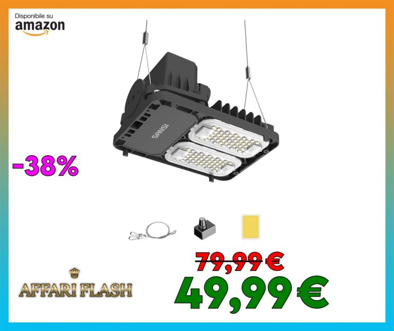 SANSI Lampada per Piante LED 50W, Lampada da Coltivazione a Spettro Completo 3000K 5000K 660nm 760nm, Luce per Piante Dimmerabile IP54 Impermeabile per Piante da Interno