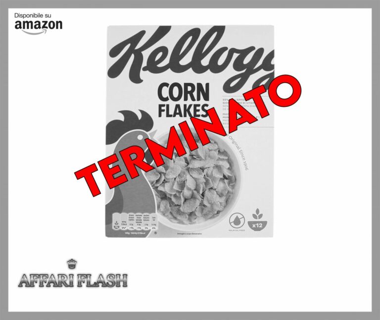 Kellogg’s Corn Flakes Originali | L’originale dal 1906 | Fiocchi di Mais Dorati, Croccanti, Gustosi | Confezione Singola da 375g (1 x 375g)