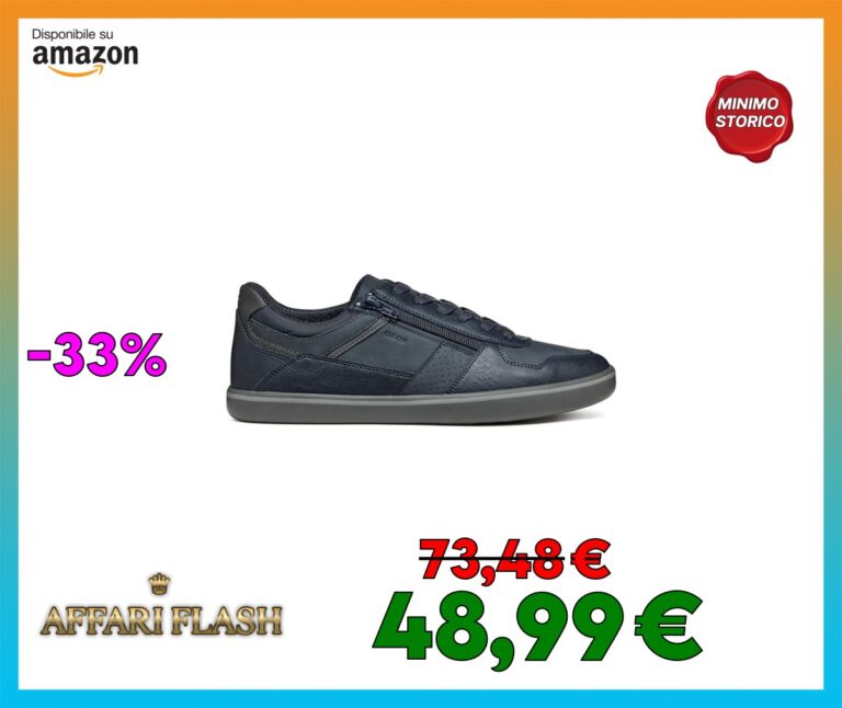 Geox U Elver A, Scarpe da Ginnastica Uomo