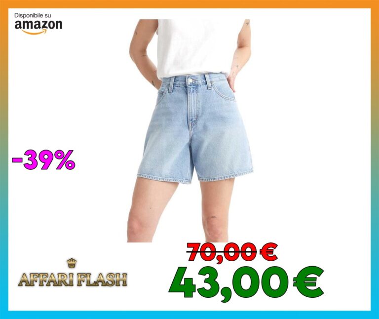 Levi’s Donna High Rise Baggy Pantaloncini