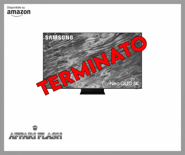 SAMSUNG TV 85″ QE85QN800ATXZT NEO QLED 8K, Quantum Matrix Technology Pro, Processore Neo Quantum, AI Upscaling, Infinity One Design, Slim One Connect