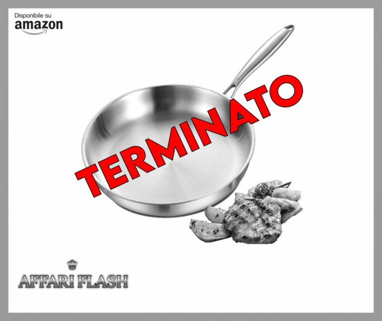 DELARLOCHEF Padella in acciaio inox a tre strati,28 cm,non rivestita,padelle per induzione,pentole ad alta e ottima efficienza energetica per steak,uova,11 pollici