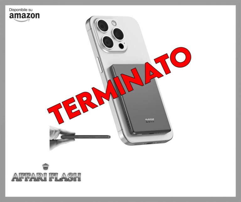 Dbasne Power Bank Magnetico, PD QC 3.0 Caricatore Portatile Wireless Ultrasottile 5000mAh, 20w Ricarica Rapida Batteria Esterna con e cavo di ricarica USB