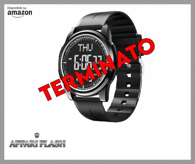 ️ WIFORT Orologio Digitale da Polso, Orologio Sportivo Uomo Donna Impermeabile 5ATM Con Retroilluminazione a LED, Cronometro, Sveglia e Timer, Ultra