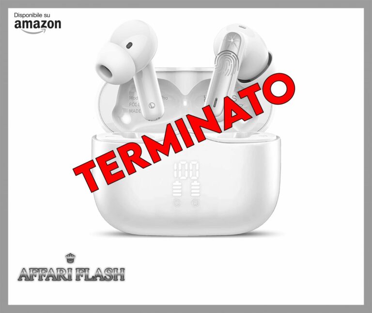 Cuffie Bluetooth 5.4 In Ear, Auricolari Bluetooth HiFi Stereo con 4 Microfoni ENC Cancellazione Rumore, 40 Ore Cuffie Wireless LED, IP7 Impermeabili Cuffiette Sport, Cuffie Senza Fili USB