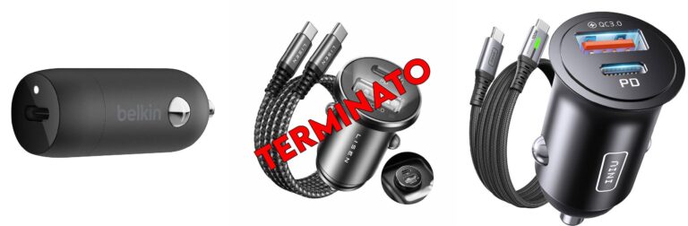 Belkin Caricabatteria da auto rapido USB
