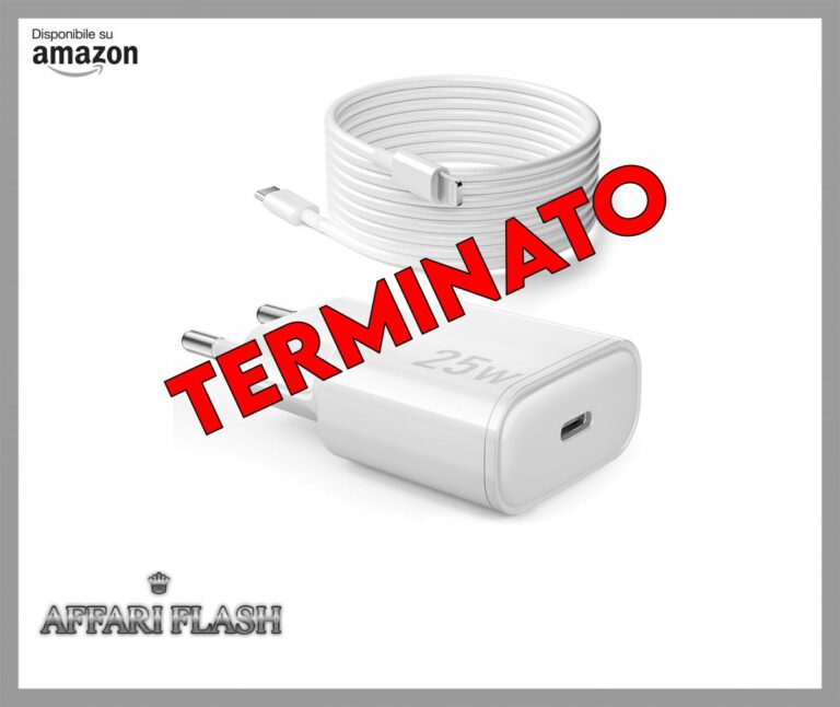 25W Caricatore for iPhone 14/14 Pro/14 Pro Max/13/13 Pro/13 Pro Max/12/12Pro/12 ProMax/11/11Pro/11 ProMax, Caricabatterie Rapido iPhone with 2M Cavo USB C