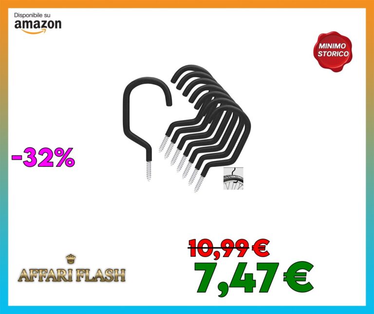 8 pezzi di ganci per bici da garage, attrezzi