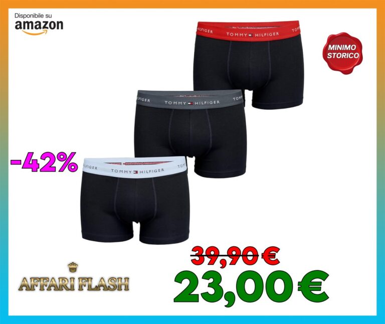 Tommy Hilfiger 3p WB Trunk, Boxer Uomo