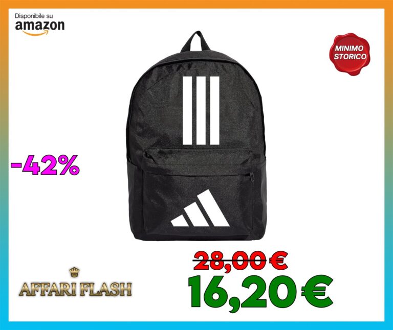 adidas Classic Three Stripes Backpack Back To School Zaino Unisex