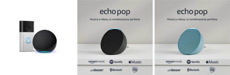 ️ Echo Dot (Ultimo modello) + Ring videocitofono a batteria (Battery Video Doorbell)