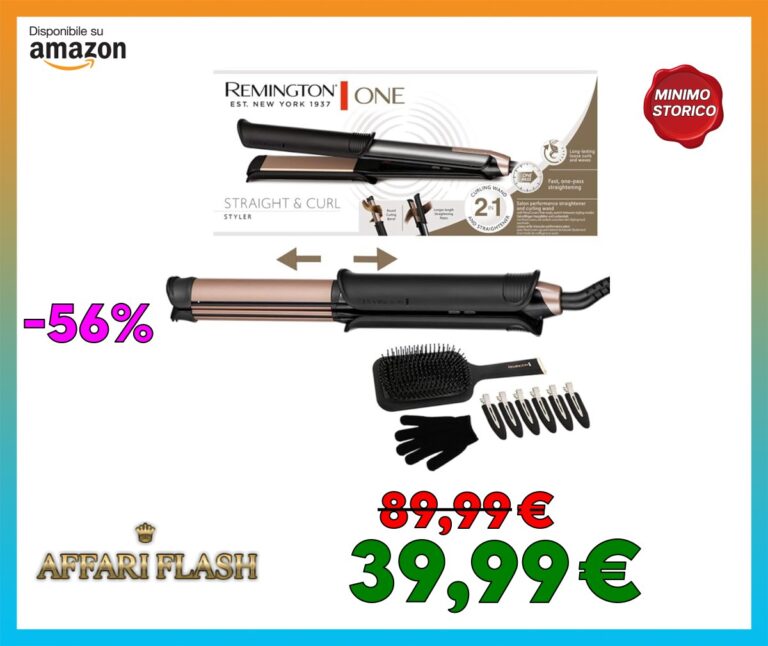 Remington ONE Piastra per Capelli e Arricciacapelli