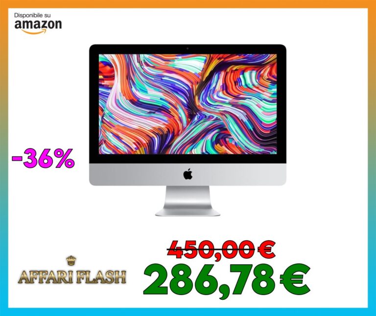 Apple iMac 2015 con Intel Core i5 da 3,1 GHz (21 pollici, 8 GB di RAM, 1 TB HDD) argento (rinnovato)