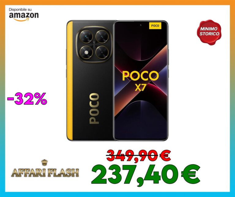 Xiaomi POCO X7 (smartphone), 12+512GB, 50MP camera principale con OIS, batteria da 5.110mAh, IP68 (caricabatterie non incluso), Nero