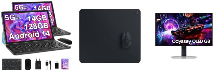 SUAAT Android 13 Tablet 10 pollici, 14GB RAM + 128GB ROM (TF 1TB)