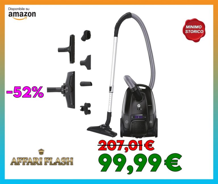 Hoover Aspirapolvere a traino con sacco Telios