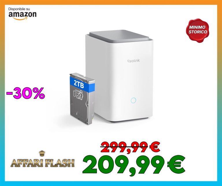Reolink Home Hub Pro, Controllo Centralizzato Fino a 24 Telecamere, Spazio di Archiviazione HDD Fino a 16TB, Crittografia AES
