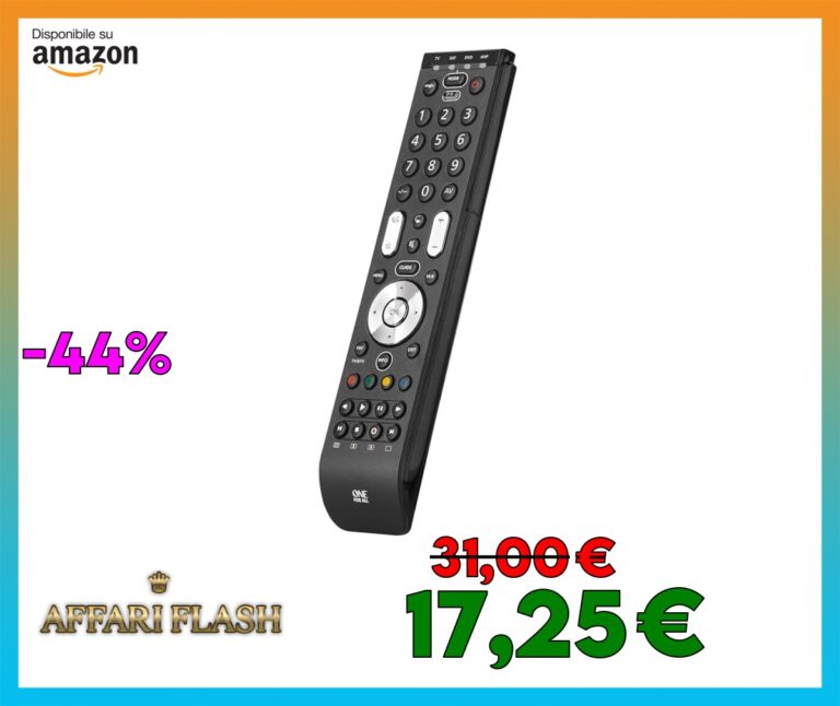 One For All URC7140 Essence 4 Telecomando Universale, per TV, Set Top Box, Player DVD/Blu