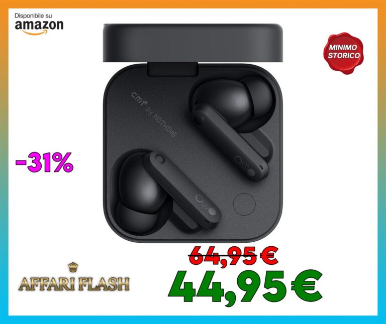 CMF by Nothing Buds Pro 2 Auricolari wireless con Audio HiFi, Cancellazione attiva del rumore ibrida da 50dB, 6 microfoni HD e Effetto audio spaziale, 2025