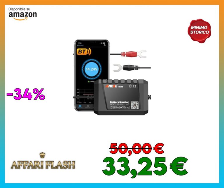 ANCEL BM300 12V Battery Monitor Bluetooth 4.0