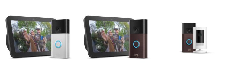 ️ Echo Show 8 (Ultimo modello) | Anthracite + Nuovo Ring videocitofono a batteria |