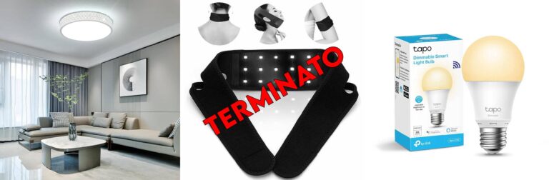Kuwork Plafoniera Led Soffitto Moderno, Lampadario Camera da Letto Rotondo