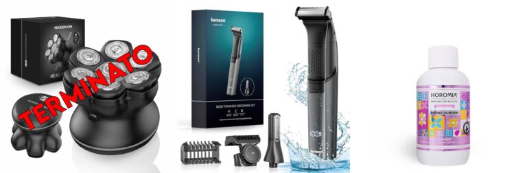 MAXGROOM 7D Rasoio Testa Calva, 2025 Rasoio Testa Calva Zero Assoluto