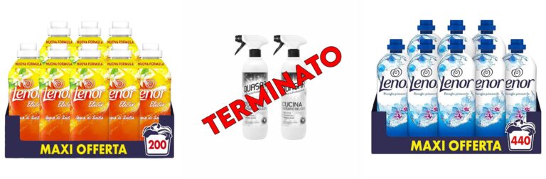 Lenor Elisir Ammorbidente Lavatrice Concentrato, 200 Lavaggi (8X25)