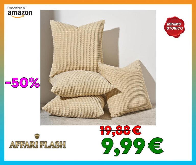 Topfinel Federe de Cuscini 45×45 in Velluto a Coste Divano Copricuscini Decorativa Moderno Fodere Cuscini per Camera da Letto Cerniera Invisibile 4 Pezzi Cachi