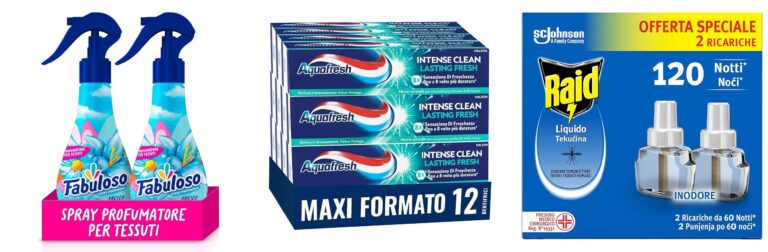 Fabuloso Spray Profumatore per Tessuti Fresco Mattino 2x250ml, Profumatore per Tessuti