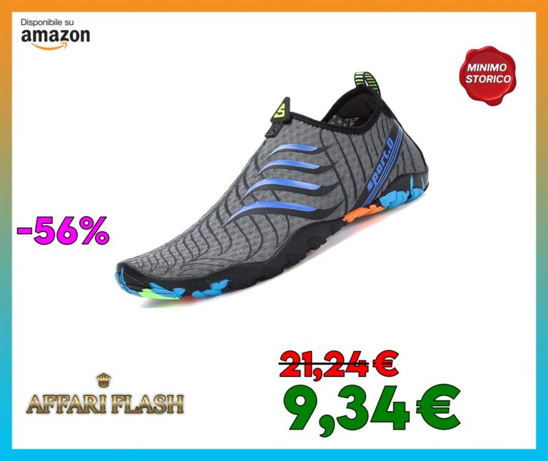 SAGUARO Scarpe da Scoglio per Uomo Donna Asciugatura Rapida Scarpette da Spiaggia Surf Traspirante Antiscivolo Scarpe Immersione, GR.35