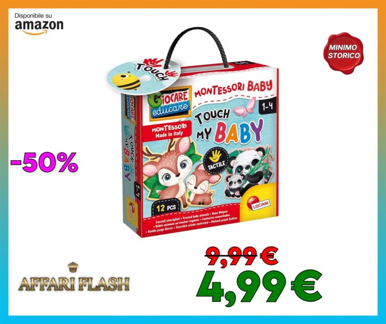 Lisciani Giochi Montessori Baby Touch my baby, 92673
