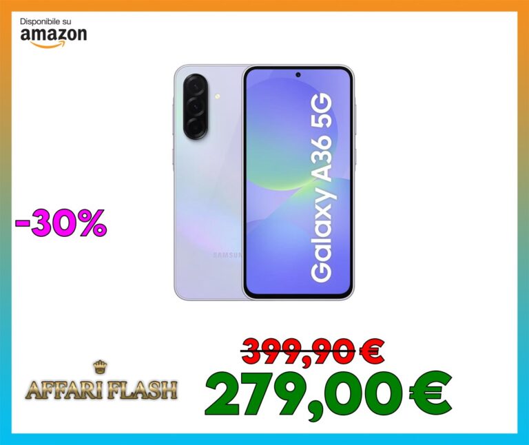 Samsung Galaxy A36 5G, Smartphone con Funzioni intelligenti, 3 anni di Garanzia del produttore, Display Super AMOLED 6.7