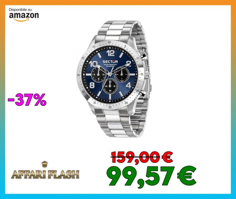 ️ Sector No Limits Orologio Uomo Collezione 270 Limited Edition,Multofunzioni,Al Quarzo