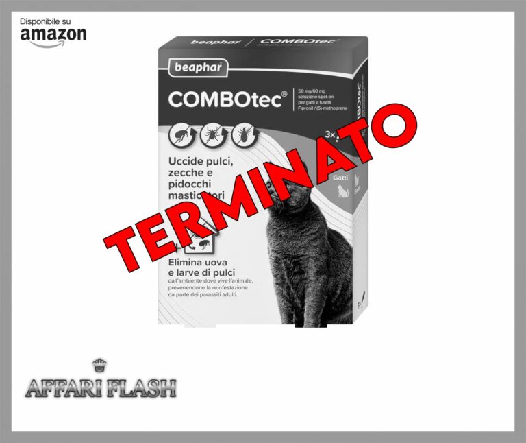 Beaphar COMBOTEC Antiparassitario per Gatti, Protegge da Pulci, Zecche, Uova, Larve e anche la Casa