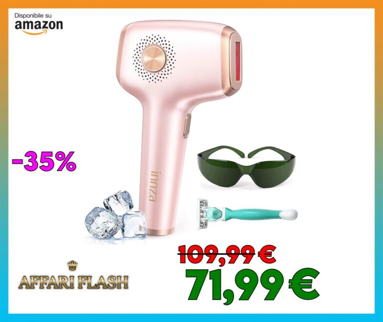 Epilatore Luce Pulsata di Ghiaccio a Casa 999.999 Flash IPL Indolore 9 Energia Livelli Depilatore Luce Pulsata per Viso,Corpo,Schiena,Gambe,Linea