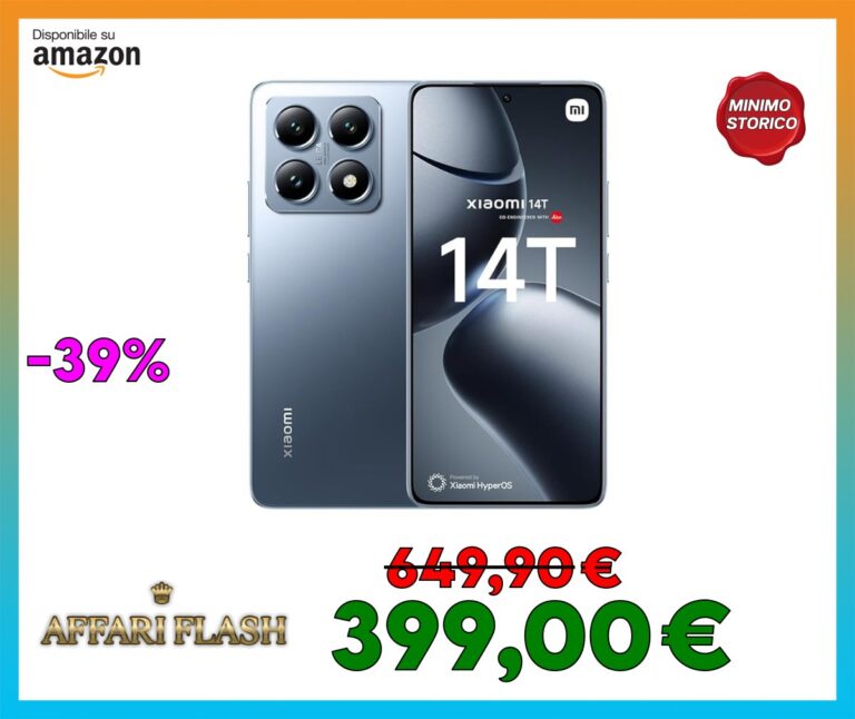 Xiaomi 14T (Smartphone) Display da 6.67” AI, MTK 8300