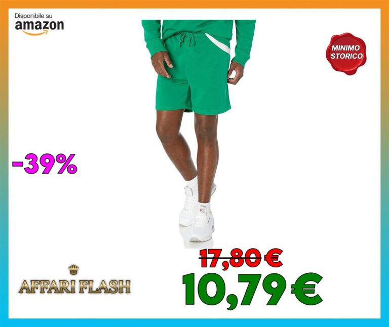 Amazon Essentials Pantaloncini in French Terry Leggeri (Disponibile nelle Taglie Big & Tall) Uomo