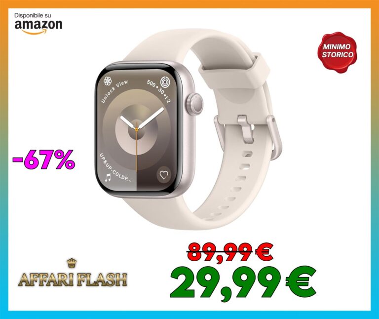 ️ AcclaFit Smartwatch Uomo Donna, 1.85″ Full Touch Screen Smartwatch con Effettua/Risposta Chiamate, Fitness Tracker con Pressione Sanguigna e Monitor Sonno, 140+ Sport Step Counter per Android iOS