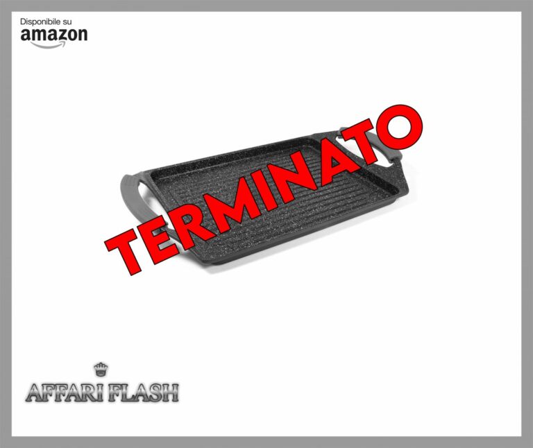 Moneta Griglia rettangolare, antiaderente, 45x27cm Pro Grill anche per Induzione