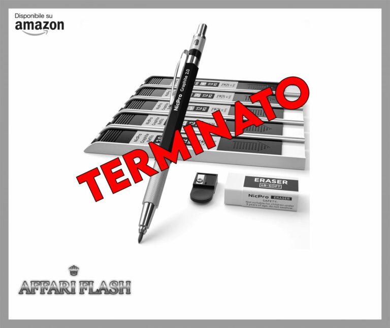 Nicpro 1 Pezzi Metallo Matite Meccaniche, 2mm Portamine Falegname Set con 5 Tubo Grafite Mine (HB 2H 4H 2B 4B) Nero, 1 Gomma, 1 Temperamatite per Artista Cantiere Carpentiere Disegno Scrittura Schizzi