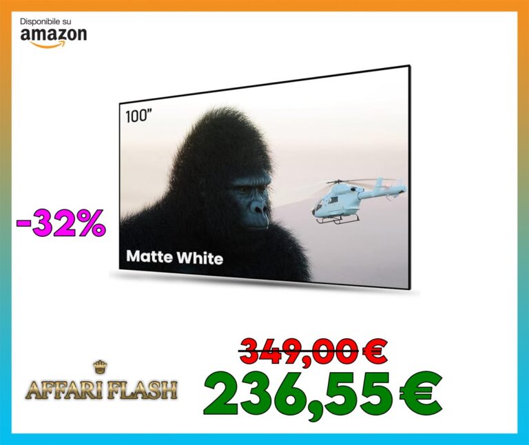 AWOL VISION Tela per proiettore 120 pollici con telaio fisso (MW