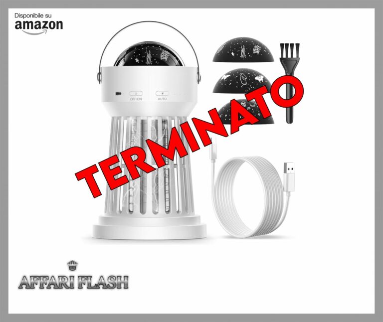 Shadowin Lampada Antizanzare a LED, Potente Sterminatore di Mosche, Acchiappa