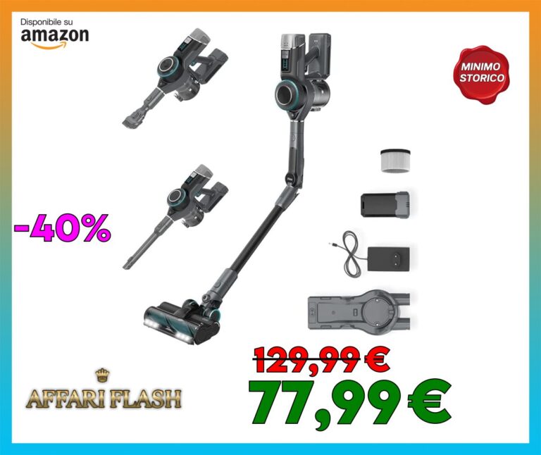 Vozascly F10 Flex Aspirapolvere Senza Fili, 3