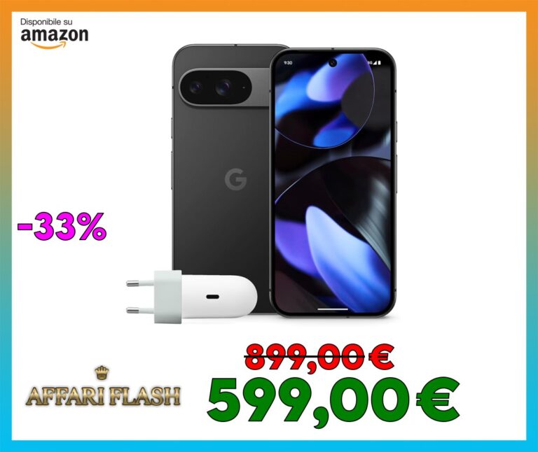 Google Pixel 9 con Caricatore USB