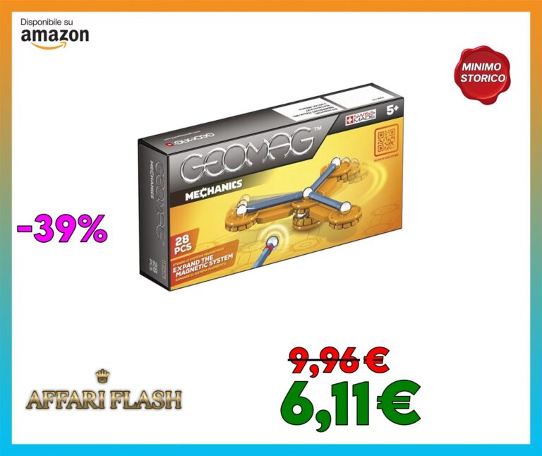 Geomag Mechanics 719, Costruzioni Magnetiche e Giochi Educativi 28 Pezzi