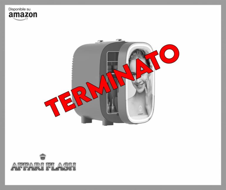DF01A Mini Frigo da Camera, 4L Mini Frigo con LED a 3 Livelli di Luminosità Regolabile,Basso Rumore, Raffreddamento e Riscaldamento, Portatile per Molteplici usi