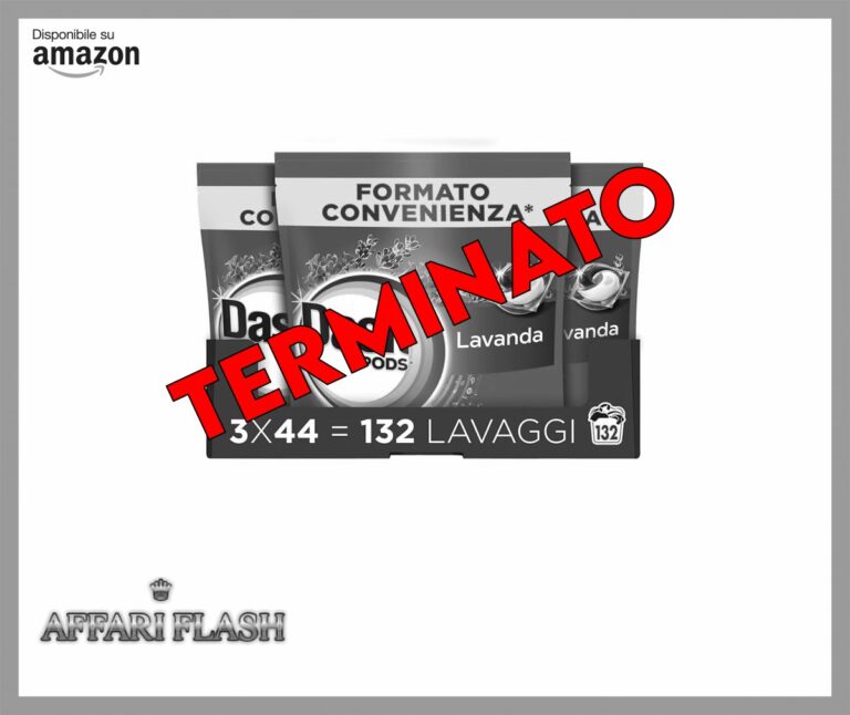 Dash Pods Detersivo Lavatrice In Capsule, 132 Lavaggi (3×44),Lavanda, Rimuove Le Macchie e Igienizza, Dona Freschezza, Brillantezza Per I Capi